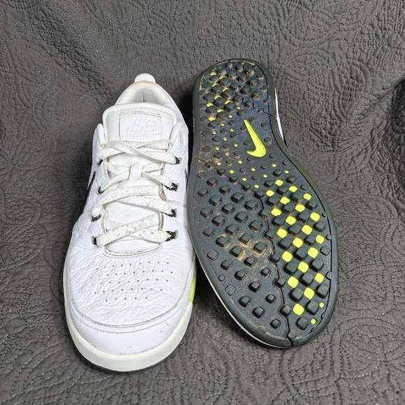 Nike Lunar Waverly Spikeless Golf Men\'s Shoes White Black Sneakers Size 12 main image 10